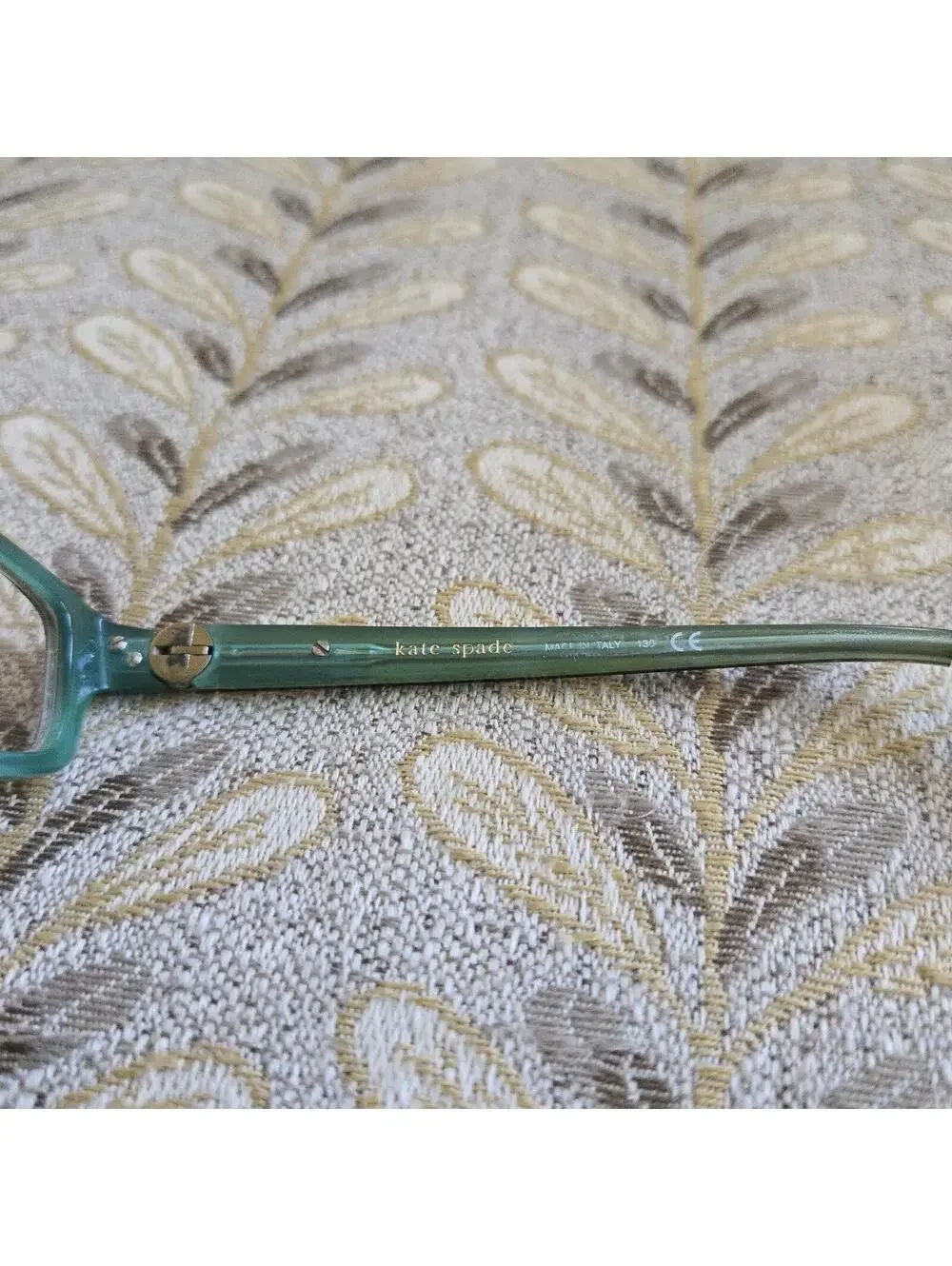 Kate Spade Eyeglasses Elisabeth 0JEY FRAME 51-16-130 Italy Designer Teal - Picture 4 of 5